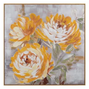 Pintura Lienzo Rosas Amarillas