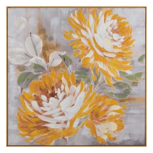 Pintura Lienzo Rosas Amarillas