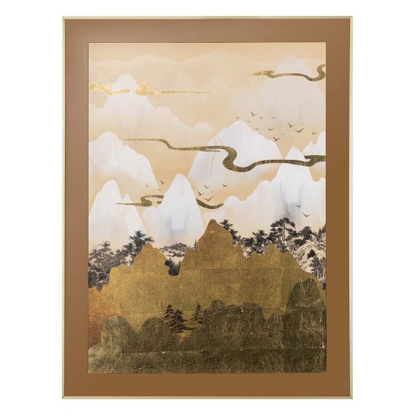Cuadro Paisaje Dorado 110x145cm