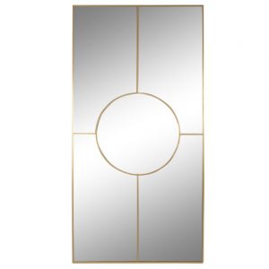 Espejo Metal Dorado 90x180cm.