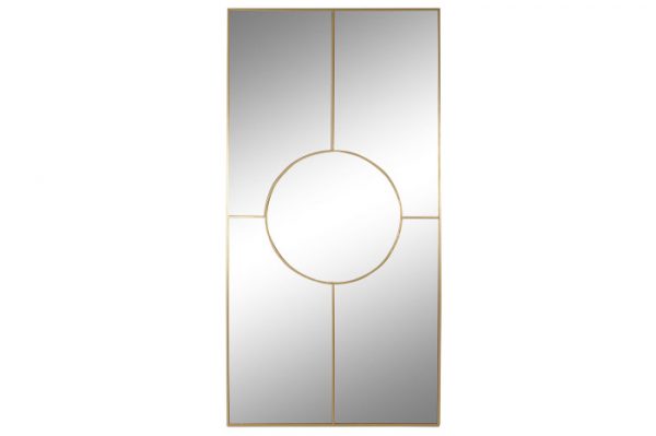 Espejo Metal Dorado 90x180cm.