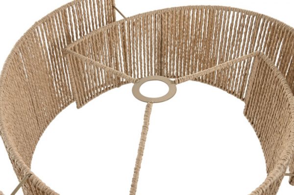Pantalla Fibra Natural Formas 48x45x22cm. - Imagen 2