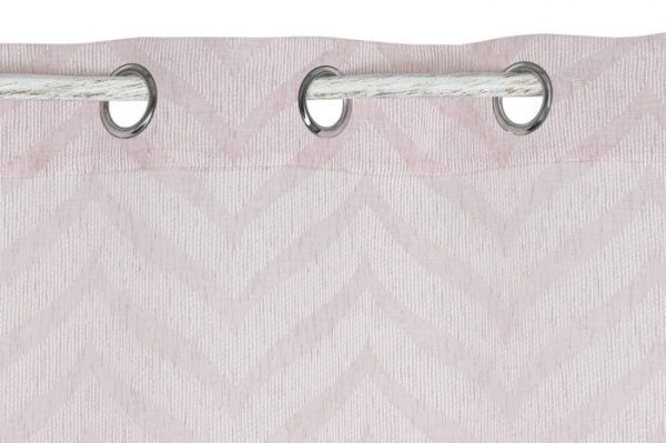 Cortina ZIG-ZAG Rosa 140x260cm. - Imagen 2