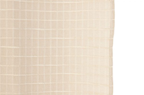 Cortina Algodón Cuadros Beige 140x260cm. - Imagen 4