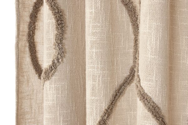 Cortina Algodón Beige 240x260cm. - Imagen 4