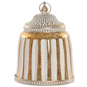 Farol Cristal Dorado LED 15cm