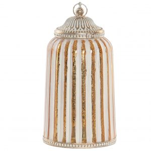 Farol Cristal Dorado LED 22cm.